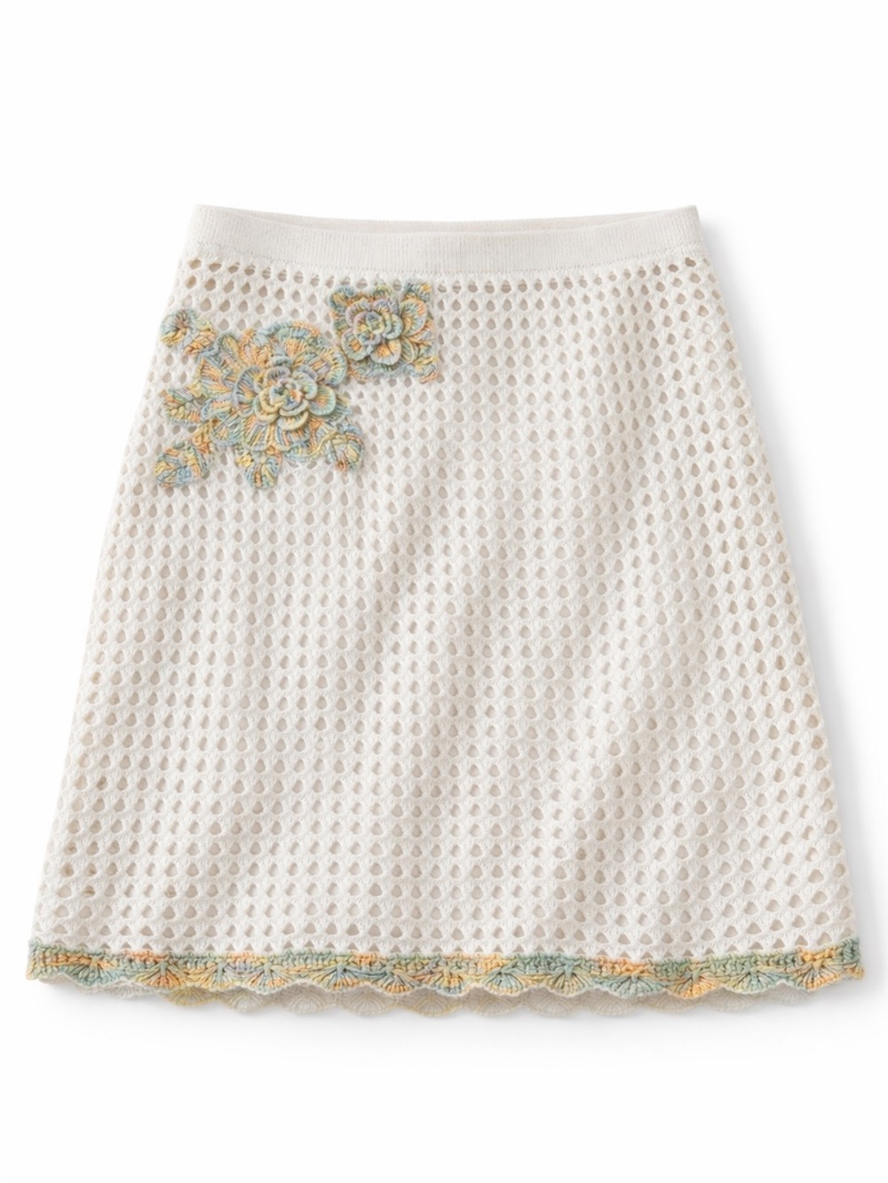 Abercrombie & Fitch Crochet Two-Piece Crop Top and Skirt Set size SM - Picture 8 of 8